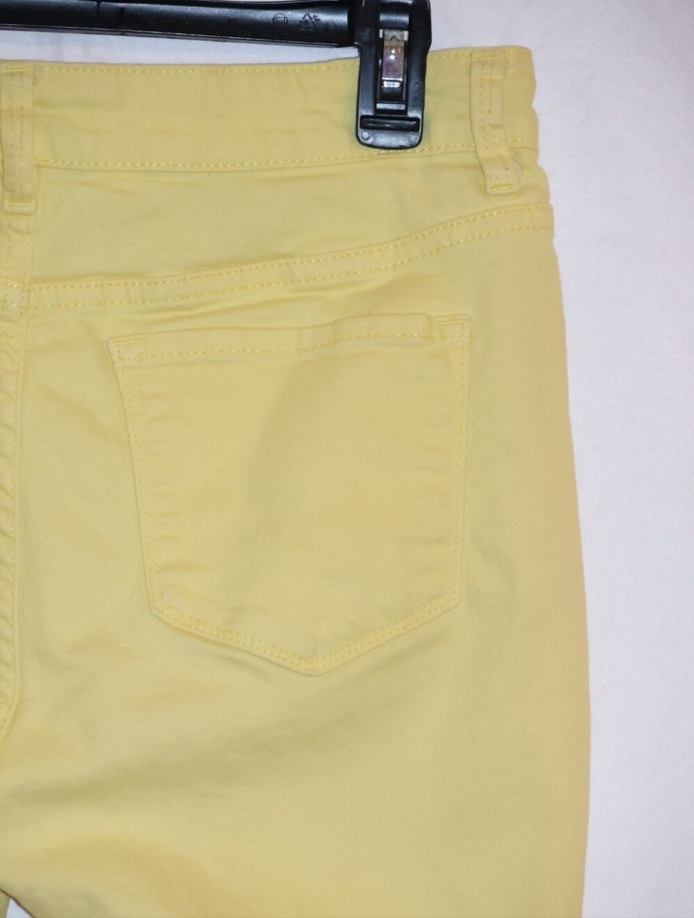 NYDJ (Not Your Daughter's Jeans) Pastel Yellow Alisha Fitted Ankle Jeans. - Picture 10 of 14